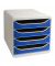 Exacompta Schubladenbox BIG-BOX Office 310003D 4Schübe l.grbl