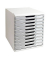 Schubladenbox Modulo 302041D lichtgrau/steingrau 10 Schubladen geschlossen