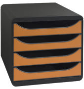 Schubladenbox BIG-BOX Iderama 310788D 4Sch. orange