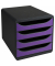 Exacompta Schubladenbox BIG-BOX Iderama 310720D 4Sch. violett