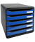 Exacompta Schubladenbox BIG-BOX PLUS 3097279D 5Sch. gloeisblau