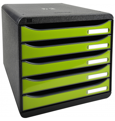 Exacompta Schubladenbox BIG-BOX PLUS 3097225D 5Sch. gloanisgrün