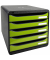 Exacompta Schubladenbox BIG-BOX PLUS 3097225D 5Sch. gloanisgrün