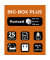 Schubladenbox Big-Box Plus 309913D weiß/bunt 5 Schubladen geschlossen