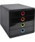 Schubladenbox Pop-Box 314498D schwarz/bunt 4 Schubladen geschlossen