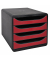 Exacompta Schubladenbox BIG-BOX Iderama 310718D 4Sch. karminrot