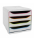 Exacompta Schubladenbox BIG-BOX 310913D 4Sch. harlekinws