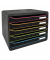 Exacompta Schubladenbox BIG-BOX PLUS 308714D quer 5Sch. harlekinsw