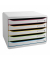 Exacompta Schubladenbox BIG-BOX PLUS 308714D quer 5Sch. harlekinws