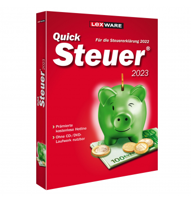 Lexware QuickSteuer 2023 06810-2014 Software Lizenz