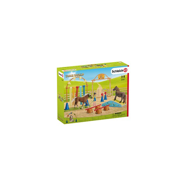 4059433323701 - Farm World 42481 Pony Agility Training Set 4059433323701 Schleich