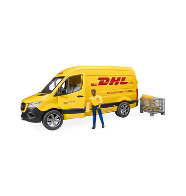 bruder MB Sprinter DHL mit Fahrer 02671 Spielzeugauto