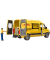 bruder MB Sprinter DHL mit Fahrer 02671 Spielzeugauto