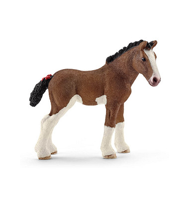 Schleich Farm World 13810 Clydesdale Fohlen Spielfigur