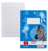 Schulheft 3320306 x.book, Lineatur 3 / Schreiblern-Lineatur, A5, 80g, blau, 16 Blatt / 32 Seiten