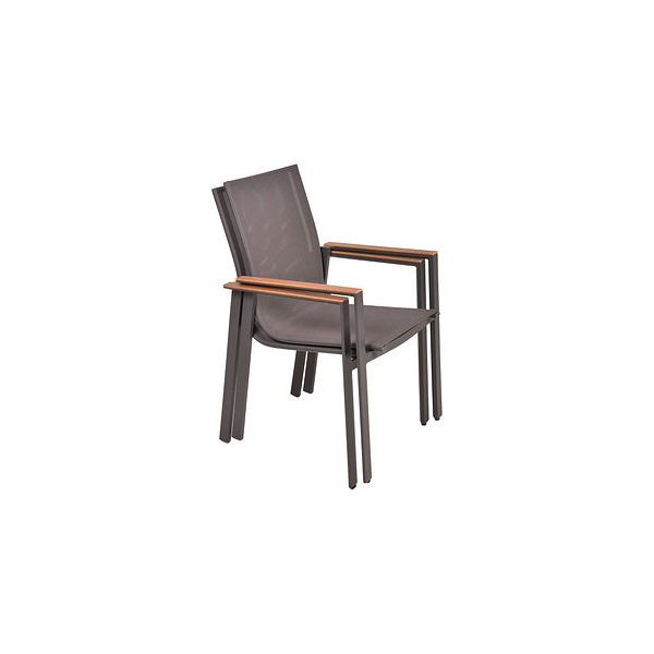 4041908134240 - Gartenstühle mit Armlehnen Silea dunkelgrau Metall 2 St 4041908134240 - Gartenstühle mit Armlehnen Silea dunkelgrau Metall 2 St
