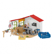 Farm World 42502 Tierarzt-Praxis mit Haustieren Spielfiguren-Set