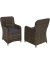 Garden Pleasure Sitzgruppe Bordeaux braun
