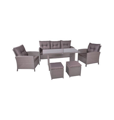Garden Pleasure Sitzgruppe Sevilla grau