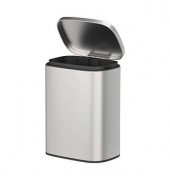 WENKO Sare Kosmetikeimer Wandmontage 5,0 l silber, matt