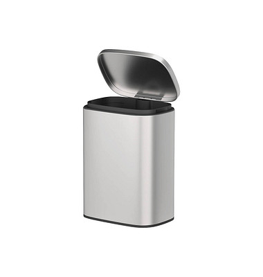 WENKO Sare Kosmetikeimer Wandmontage 5,0 l silber, matt