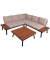 Garden Pleasure Loungegruppe Theresa braun