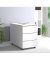VCM my office Dalosa Rollcontainer weiß 3 Auszüge 39,0 x 70,0 x 55,0 cm