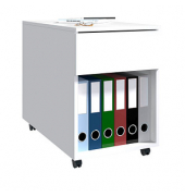 VCM my office Dasola Rollcontainer weiß 1 Auszug 39,0 x 70,0 x 55,0 cm