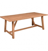 Garden Pleasure Gartentisch Oakland braun rechteckig 100,0 x 200,0 x 75,0 cm