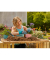 Gartenhandschuhe, anthrazit/türkis, Größe 7 / S