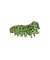 papo Gartentiere 50266 Raupe Spielfigur