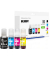 4 KMP schwarz, cyan, magenta, gelb Tintenflaschen kompatibel zu EPSON 102 (T03R640)