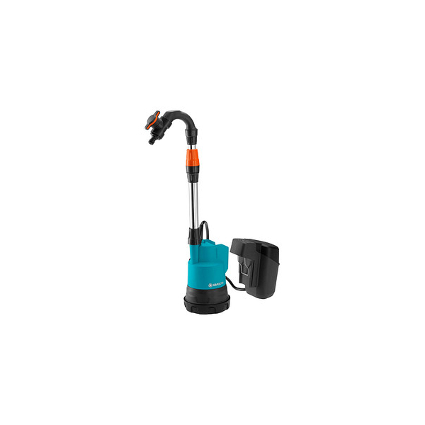 4078500054140 - GARDENA Tauch-   Druckpumpe Akku-Regenfasspumpe 2000 2 18V P4A solo