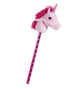 heunec Steckenpferd mit pinker Mähne rosa