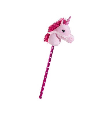 heunec Steckenpferd mit pinker Mähne rosa heunec Steckenpferd mit pinker Mähne rosa
