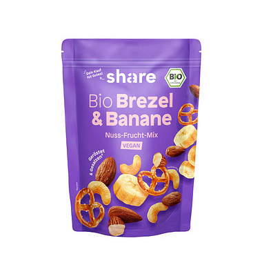 share Brezel & Banane Bio-Trockenfrüchte und Nüsse