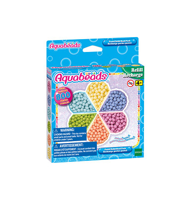 EPOCH Bastelset Aquabeads Pastell Perlen mehrfarbig
