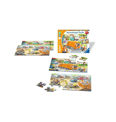 Ravensburger tiptoi Puzzle Müllabfuhr Puzzle 12 Teile