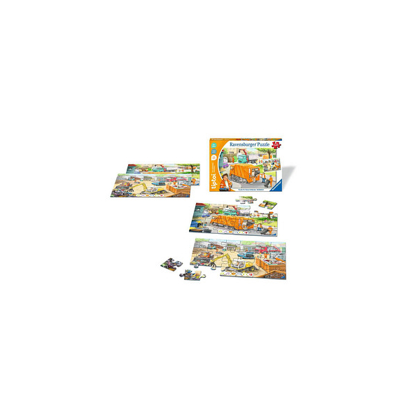 4005556001729 - Puzzle tiptoi® PUZZLE FÜR KLEINE ENTDECKER MÜLLABFUHR 2x12-teilig