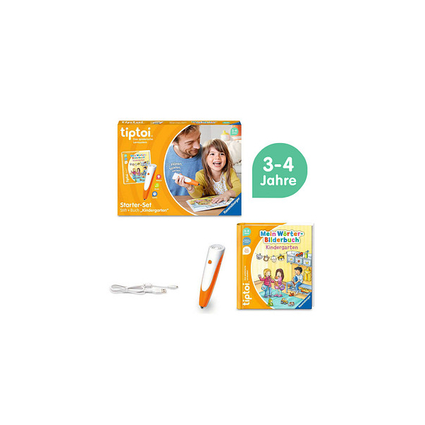 4005556001132 - Grimm Sandra Ravensburger tiptoi Starter-Set 00113 Stift und Wörter-Bilderbuch Kindergarten- Lernsystem für Kinder ab 3 Jahren 4005556001132 - Grimm Sandra Ravensburger tiptoi Starter-Set 00113 Stift und Wörter-Bilderbuch Kindergarten- Lernsystem für Kinder ab 3 Jahren