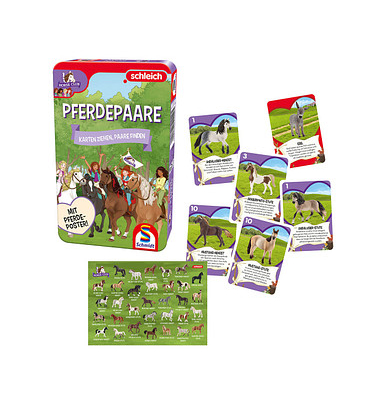 Schmidt Schleich Horse Club - Pferde Paare Kartenspiel