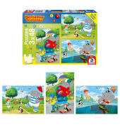 Schmidt Benjamin Blümchen Sport und Spiel mit Törööö! Puzzle 3 x 48 Teile