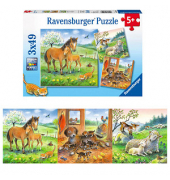 Ravensburger Kuschelzeit Puzzle 3x 49 Teile