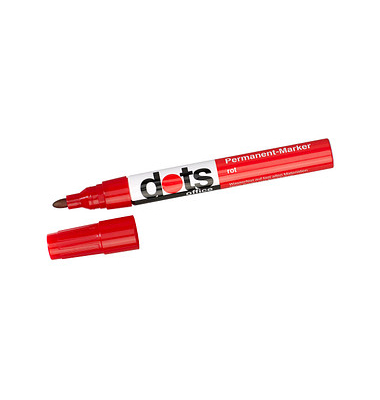 Permanentmarker Office line, E-713001 DO, rot, 1,5-3mm Rundspitze