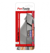 Permanentmarker PenTool N75W-PRO3ABCEU, N75W-PRO3ABCEU, Pack, 3-farbig sortiert, 0,3-1,2mm Rundspitze/doppel
