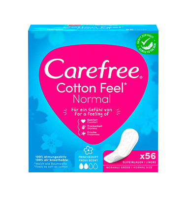 Slipeinlagen Normal Cotton Feel mit Frischeduft, Slipeinlage Slipeinlagen Normal Cotton Feel mit Frischeduft, Slipeinlage