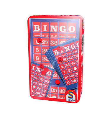 Schmidt MBS Bingo in Metalldose Geschicklichkeitsspiel Schmidt MBS Bingo in Metalldose Geschicklichkeitsspiel