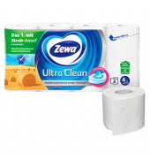 Toilettenpapier Ultra Clean 830511, 4-lagig, weiß, 135 Blatt/Rolle,