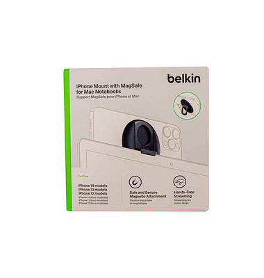 belkin Smartphone-Halter MagSafe für Apple MacBook schwarz belkin Smartphone-Halter MagSafe für Apple MacBook schwarz