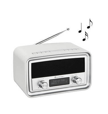 soundmaster UR190WE Radiowecker weiß